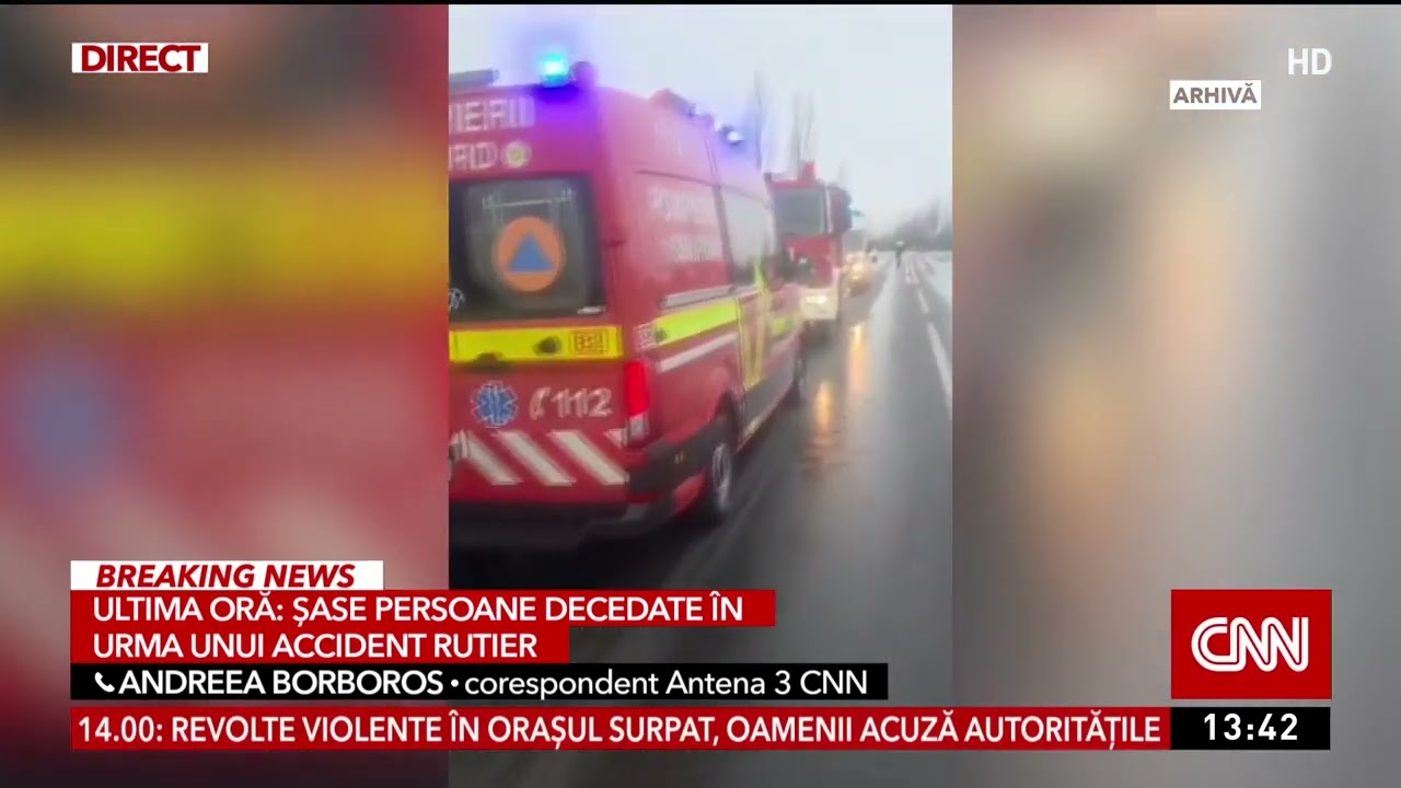 Șase persoane decedate în urma unui accident rutier