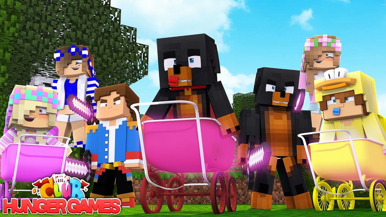 FIRST EVER HUNGER GAMES FOR THE NEW LITTLE CLUB GUYS - Minecraft Gameplay