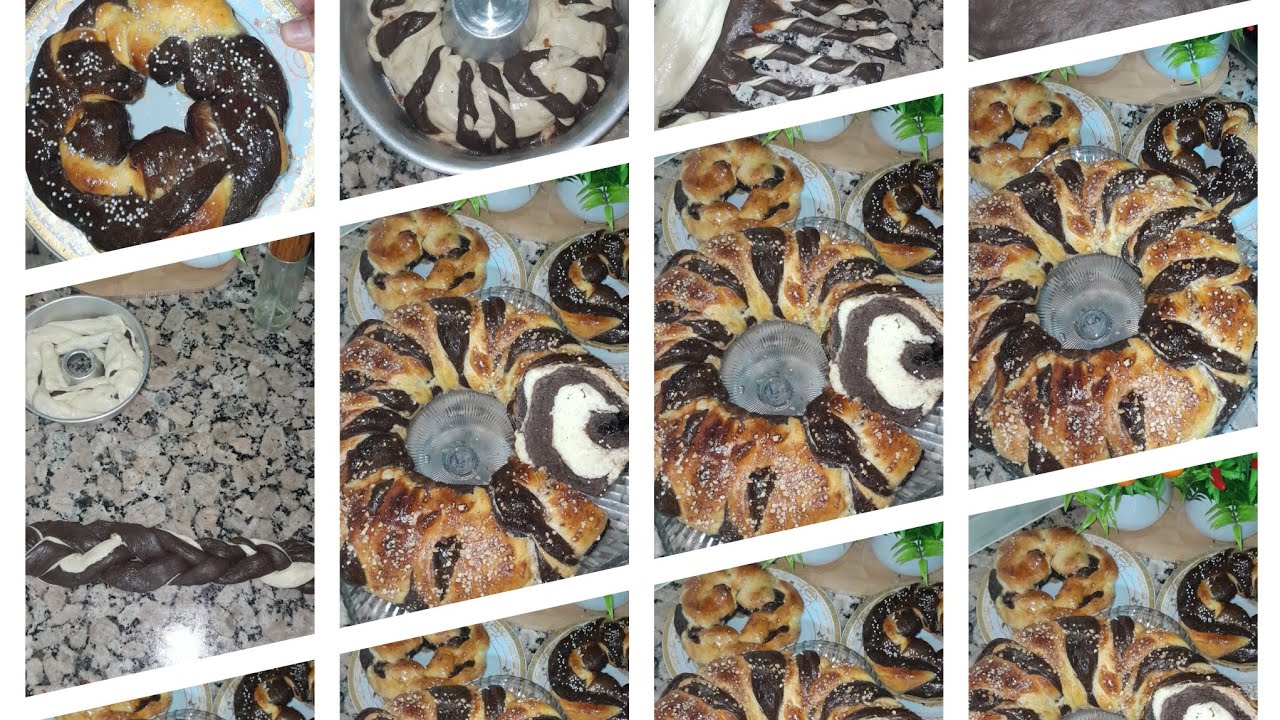 بريوش🥧 بجوج نكهات سهل التحضير👌🏻 بعجينة قطنية👍 مطبخ اسومة #اكسبلور 👍#وصفات #مغربية 🇲🇦 🛎🛎🛎