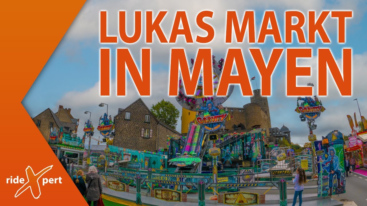 Lukasmarkt in Mayen 2022 | Rundgang über den Platz | by RideXpert in 4K