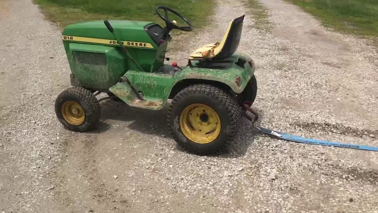 Can a John Deere 212 Pull 15,000lbs?