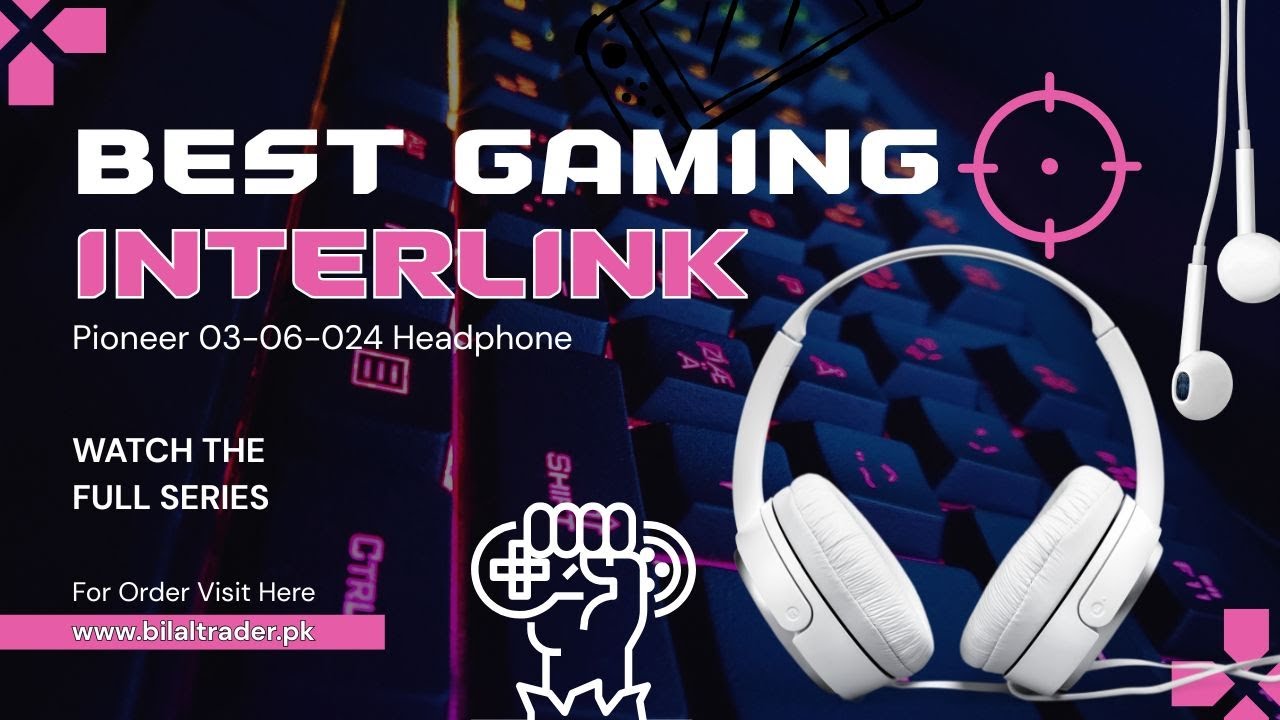 Interlink Pioneer 03-06-024 Headphone Review | Long Battery Life & Premium Sound #bilaltrader