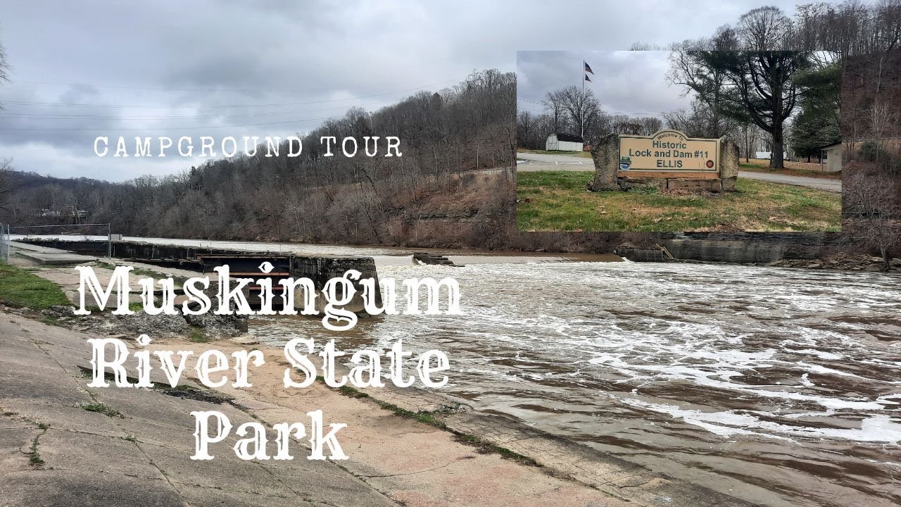 Muskingum river state park 2024 Campground Tour