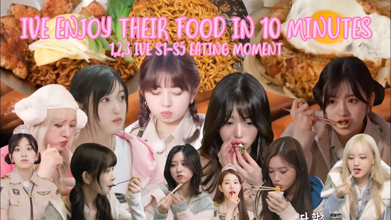 IVE ENJOY THEIR FOOD IN 10 MINUTES🍽️🍡 || IVE Eating Moments! Part 2
