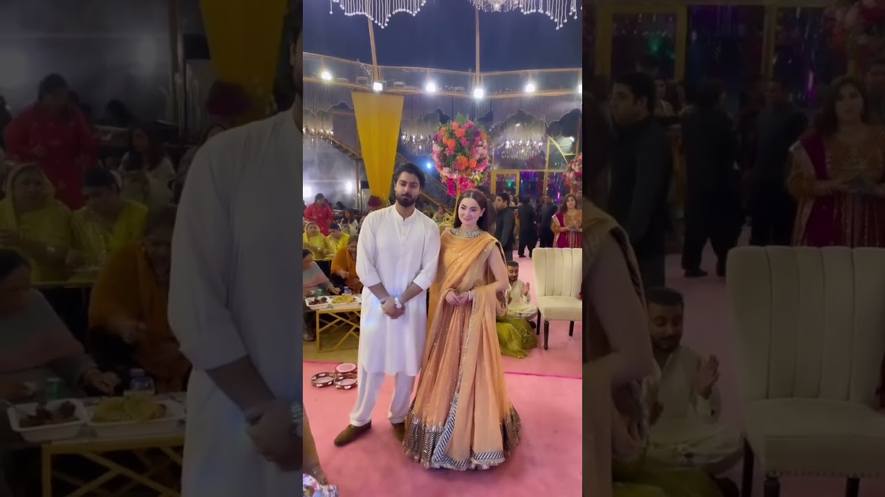 Hania Aamir & Zaviyar Nauman Ijaz at Zaviyar cousin wedding | #haniashorts #haniaviral #haniazaviyar