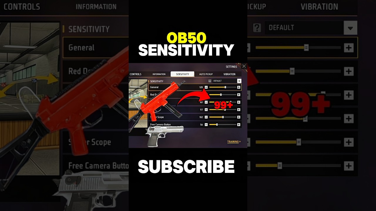 Free Fire Headshot setting 2025 ⚡ Best Sensitivity Settings ⚙️| Sensitivity + Hud Settings Free Fire