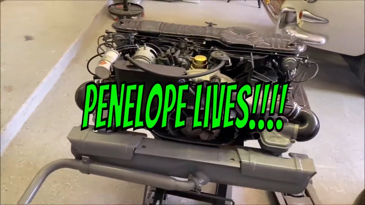 Penelope Lives! 1966 Volkswagen Fastback Vw Type 3 Engine Install And Fire Up! Mileage Unknown Ep53