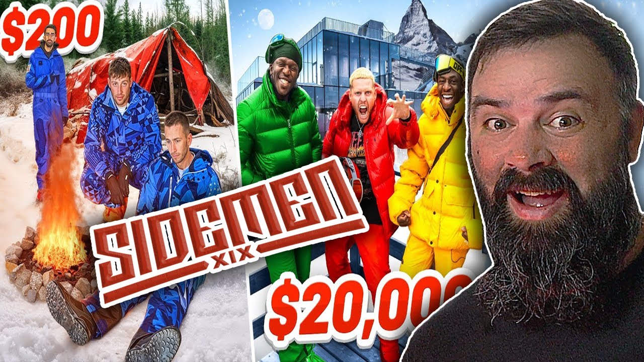 Reacting to SIDEMEN: $20000 vs $200 WINTER HOLIDAY!! | ITS INSANE!! | OrvieWoah Reacts