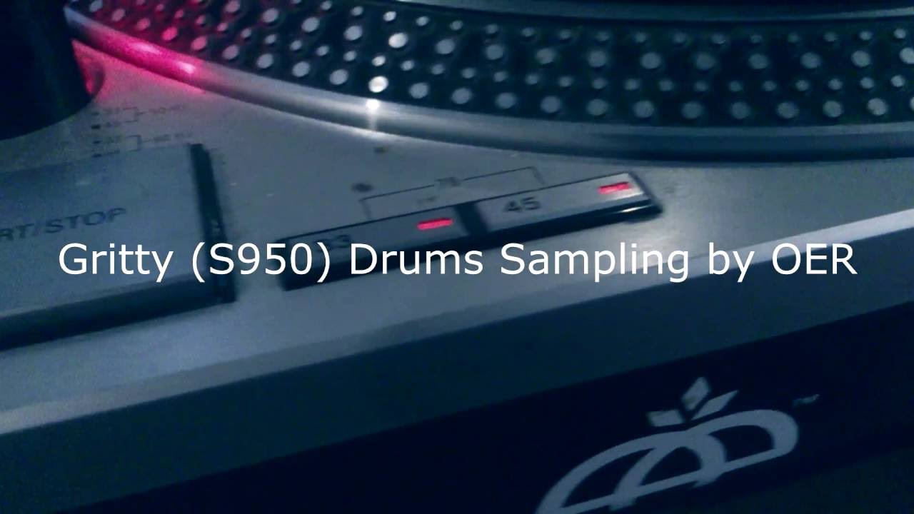 Gritty Drums Sampling - Akai S950 - by OER