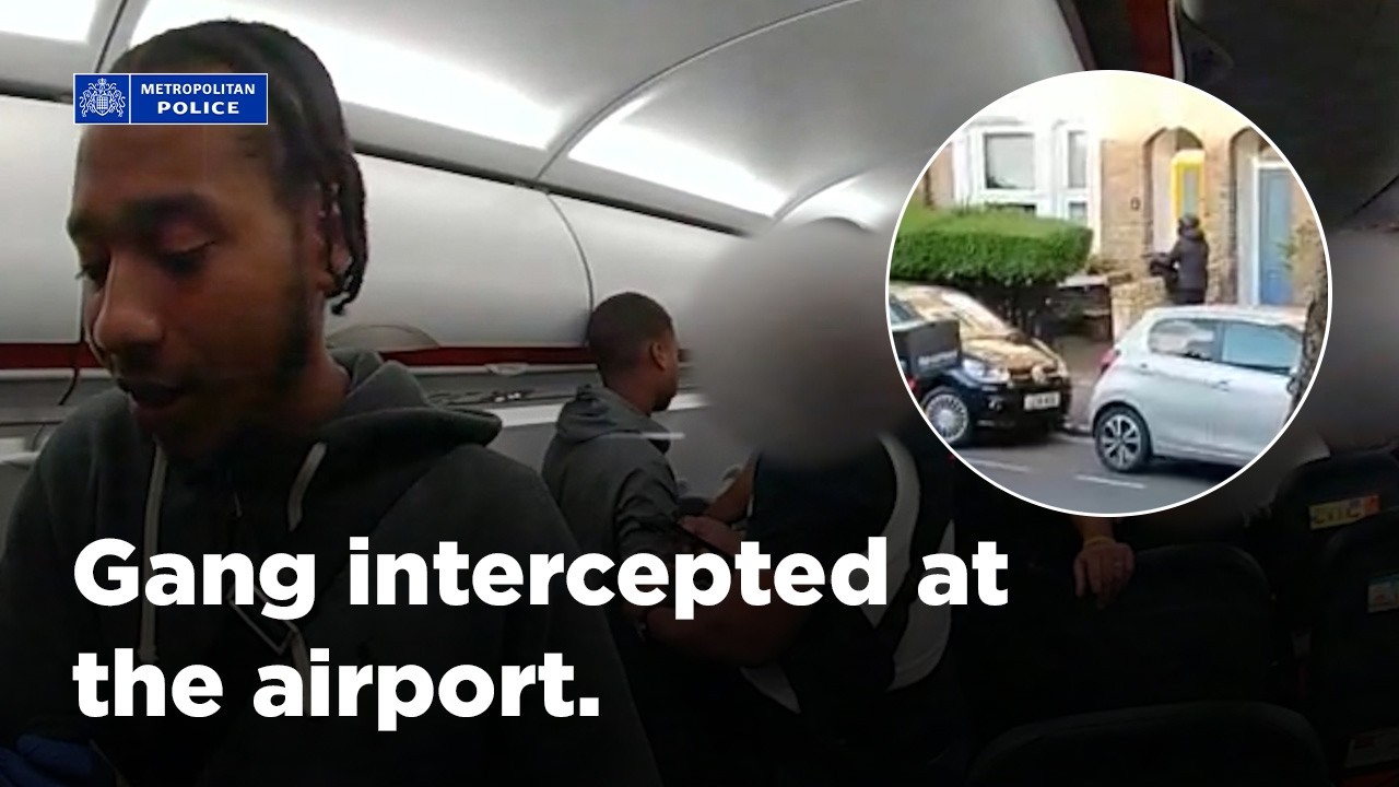 CAUGHT ON CAMERA | Watch the moment violent south London gang are brought to justice