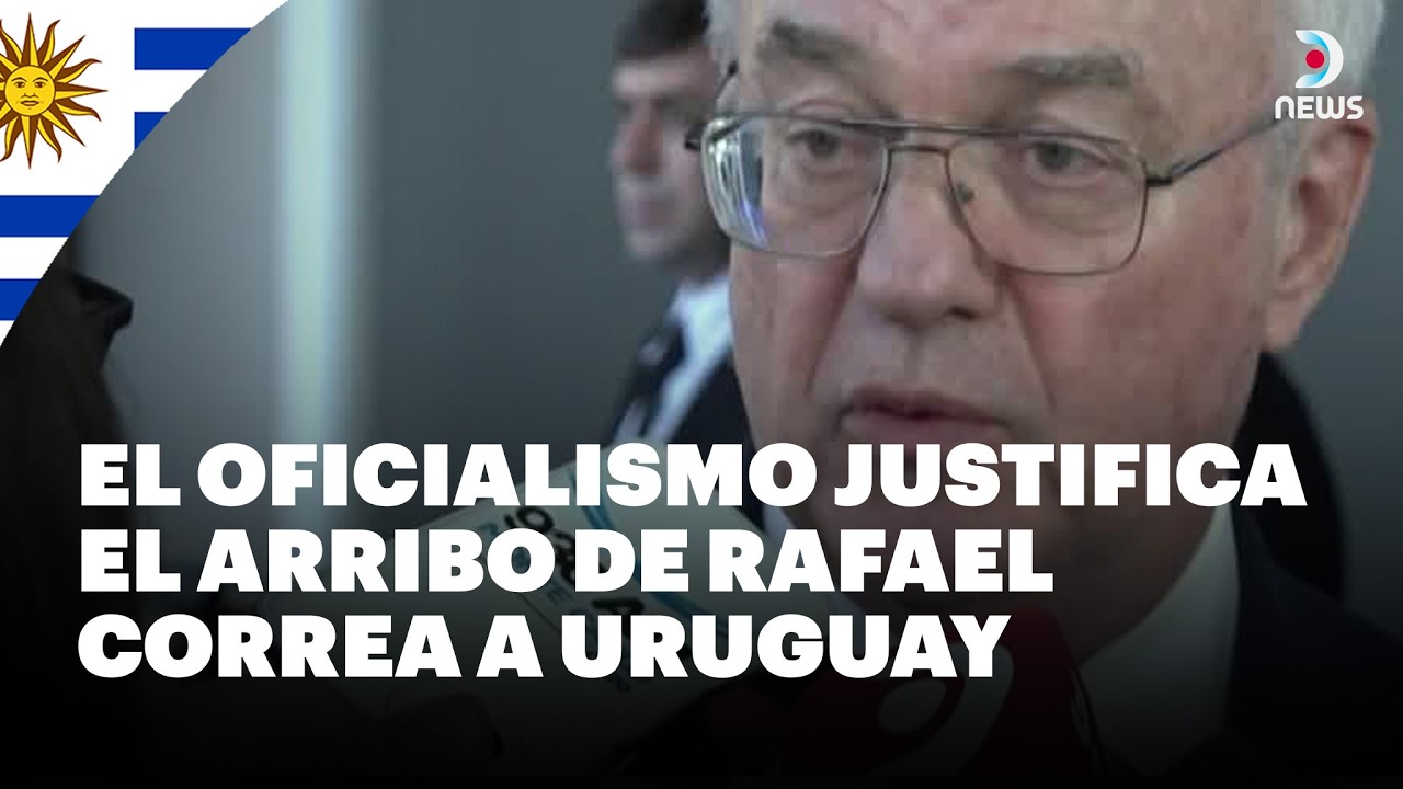 🇺🇾 Revuelo político en Uruguay por la llegada de Rafael Correa al país | DNews