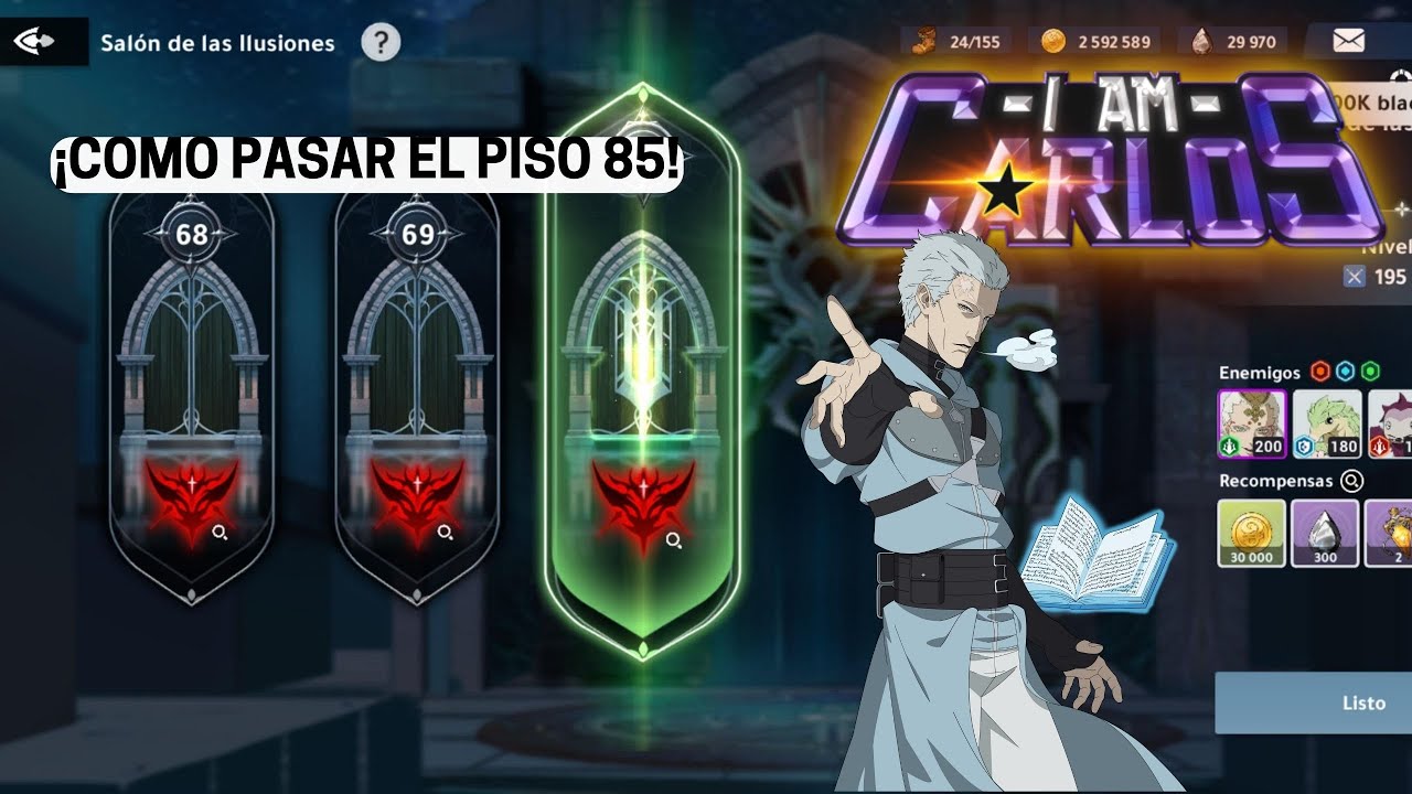 SALON DE LAS ILUSIONES NIVEL 85 - COMO SE PASA ESTA VAINA? ASI! #blackclovermobile