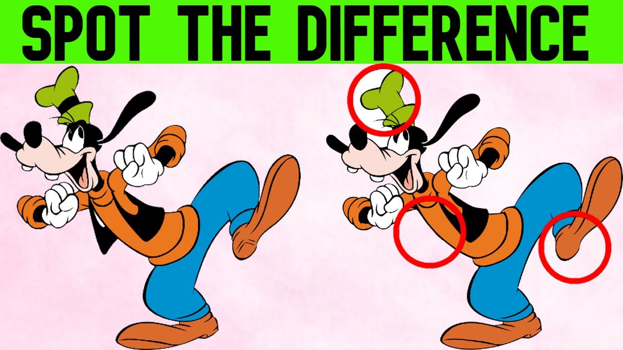 Spot the Difference: Disney