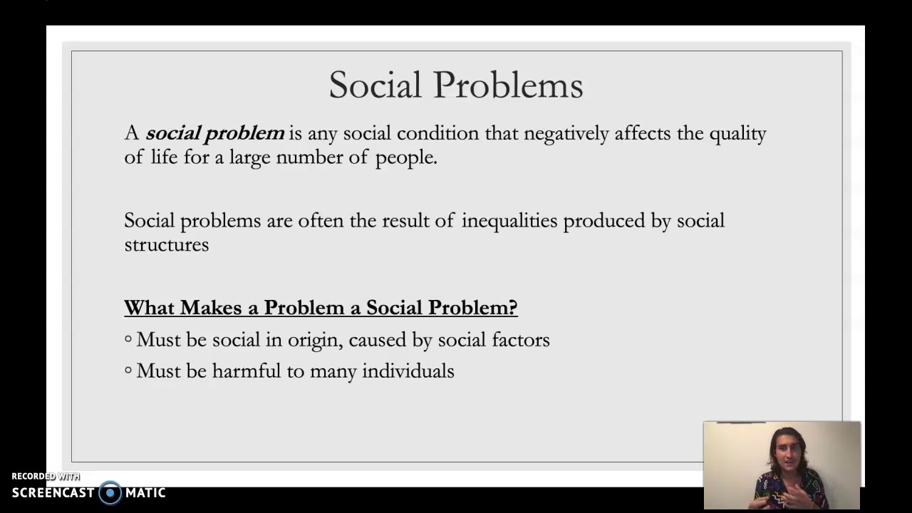 Social Problems & Social Change