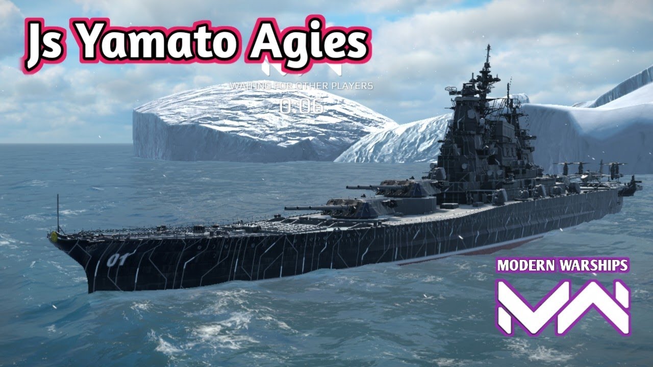 Js Yamato Agies in Action/Modern Warships #modernwarships @nautical_gaming