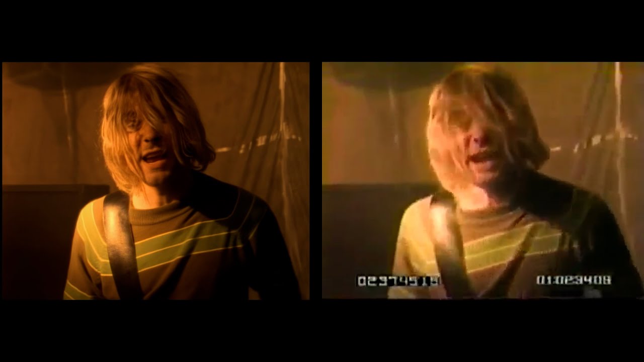 Smells Like Teen Spirit (Two Screens:  Kurt Cobain's cut and Director's cut)