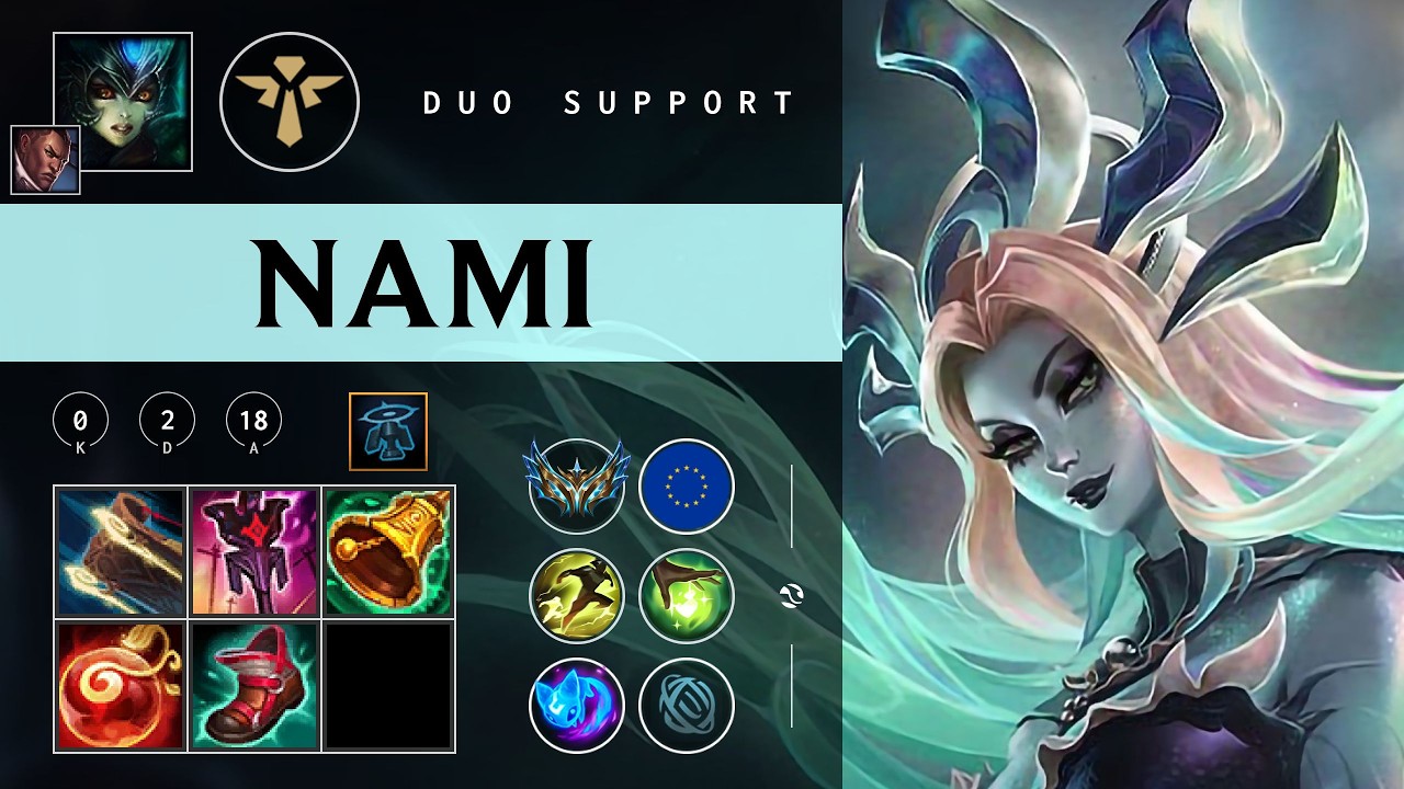 Nami Support vs Zoe - EUW Challenger Patch 26.08