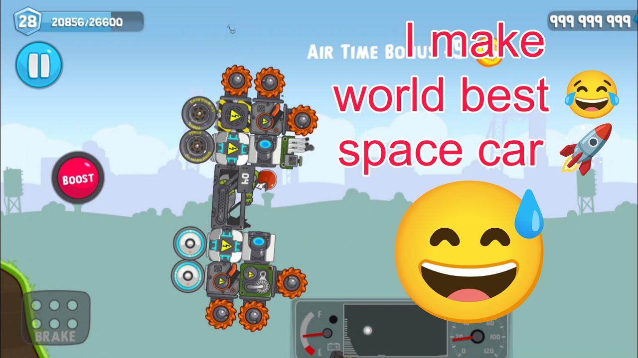 I make world best space 🚀 car Rovercraft game 🎯 gameplay 🔥 [1080P 60FPS]