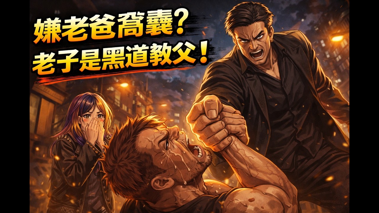 【短劇】✅️女兒嫌棄我是窩囊廢？黑幫老爹不裝了！滿級大佬屠新手村，逼惡霸跪在地上#短劇