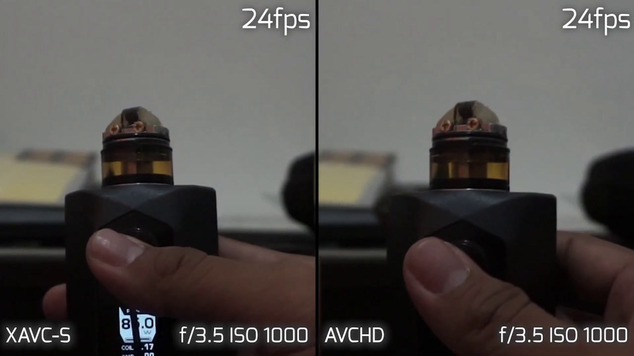 Sony Alpha 6000 XAVC S vs AVCHD   Quick Comparison1080P HD