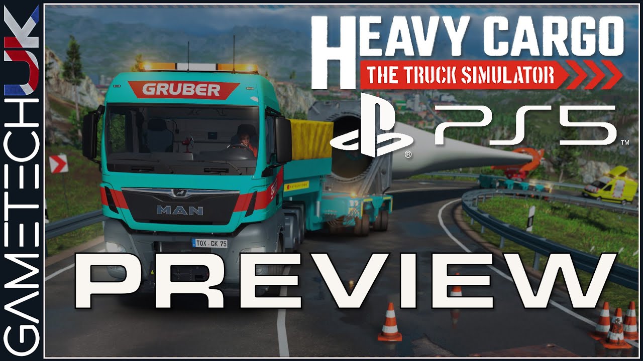 Watch Heavy Cargo Truck Simulator In Action Before You Buy! (PS5)