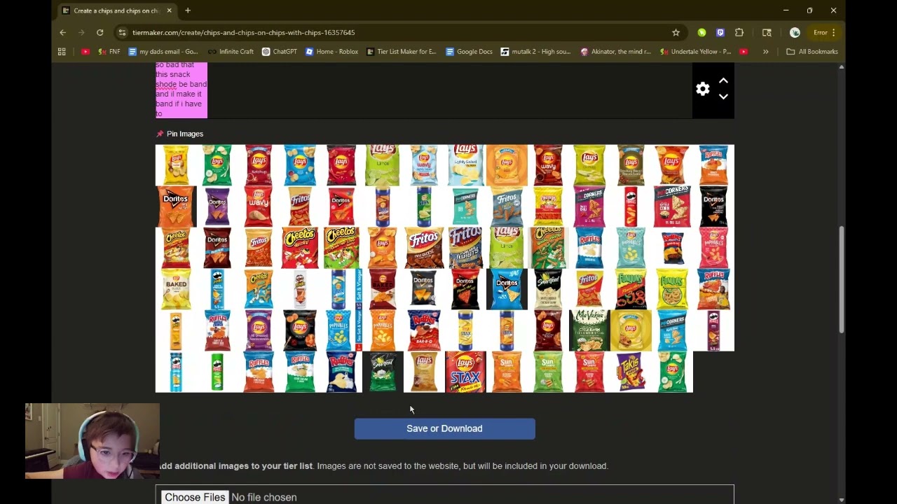 ranking chips