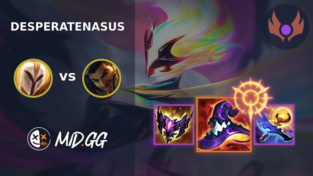 MID.GG: [ DesperateNasus ] Kayle MID vs Akshan | EUW MASTER | LOL Season 2026
