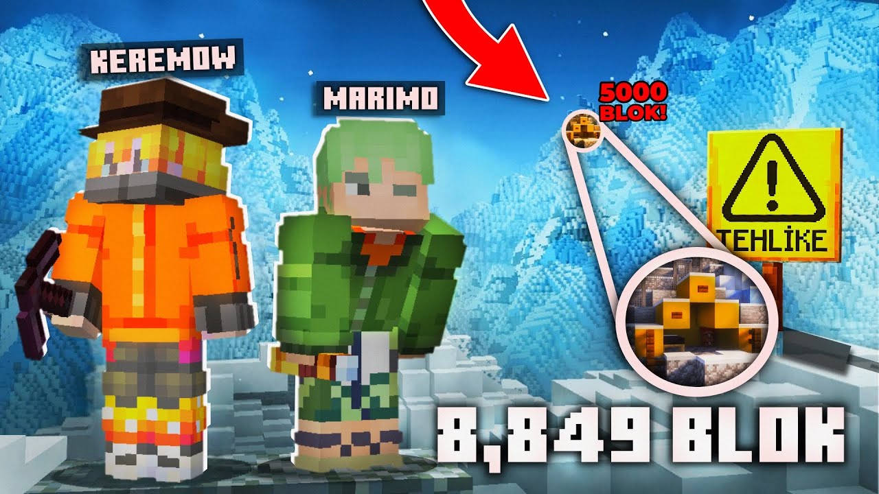 Minecraft'ın En Korkunç EVEREST DAĞI'na Tırmanabilecek Miyiz?