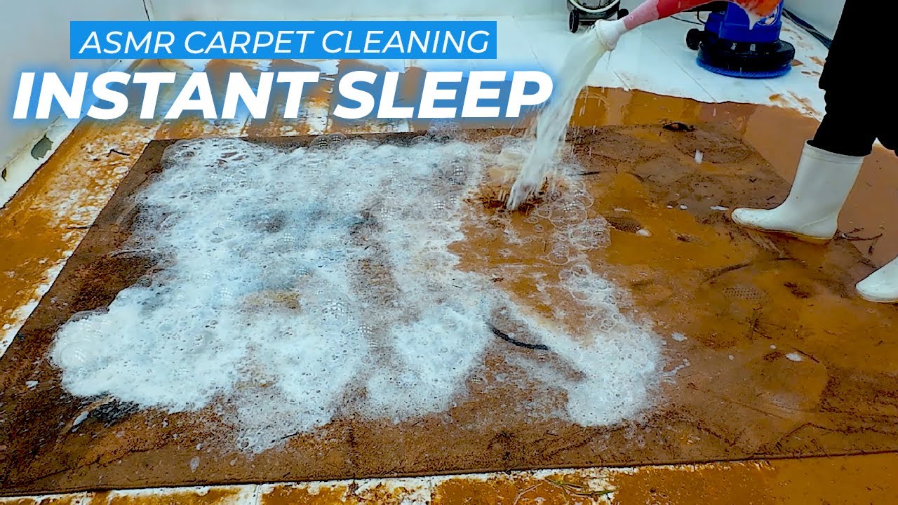 4 Hours Of Magic Carpet Cleaning To Enhance Sleep - Reduce Stress - ASMR Sleep - For Deep Sleep