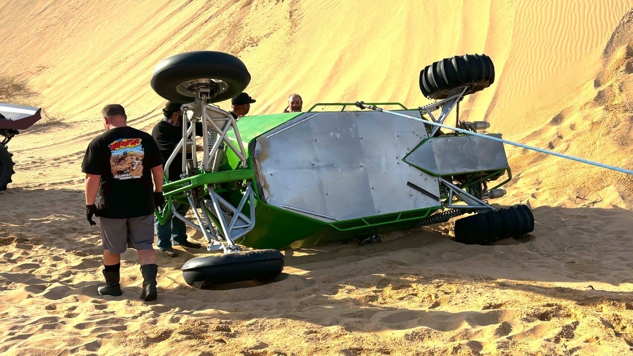 GUYS TRIP GOES WILD IN GLAMIS DUNES!! SANDRAIL CRASH | DIRT BIKE DIARIES EP.290