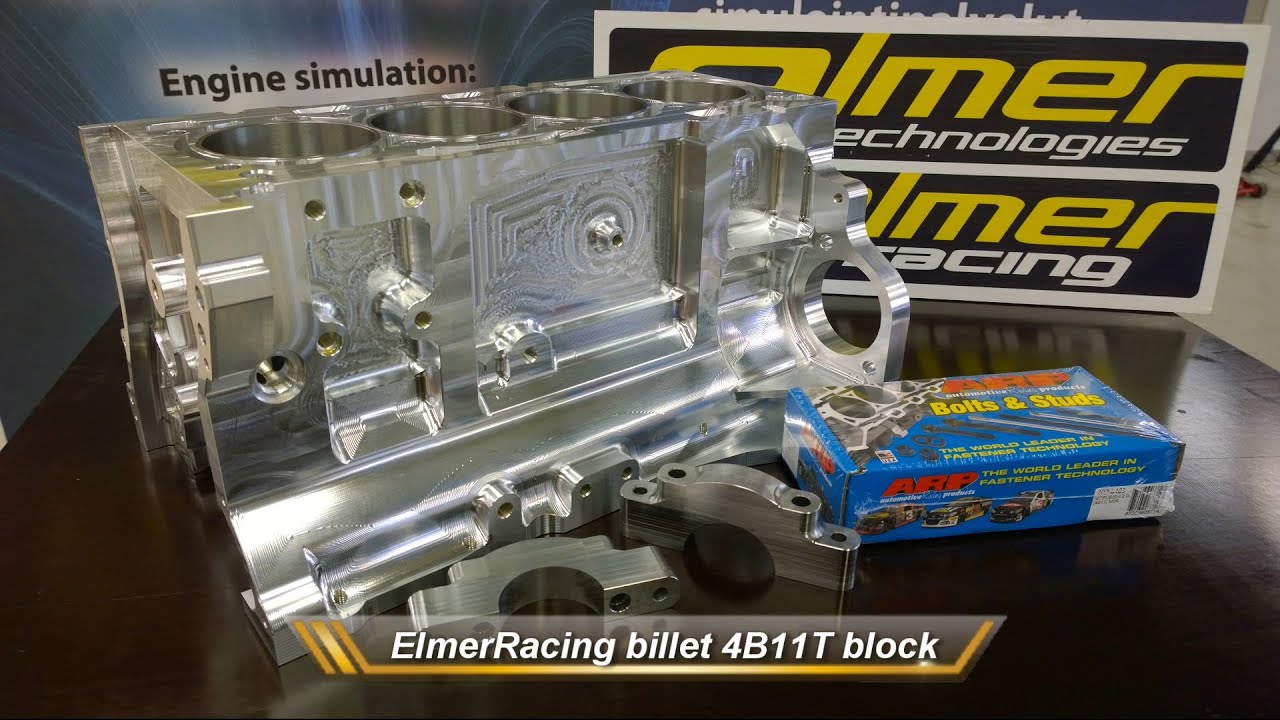ElmerRacing Billet 4b11t Race Block Machining