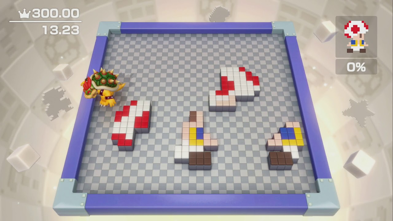 Stage 5: Toad ~ Puzzle Hustle ~ Toad's Rec Room - Super Mario Party (Switch) - No Commentary 1bl