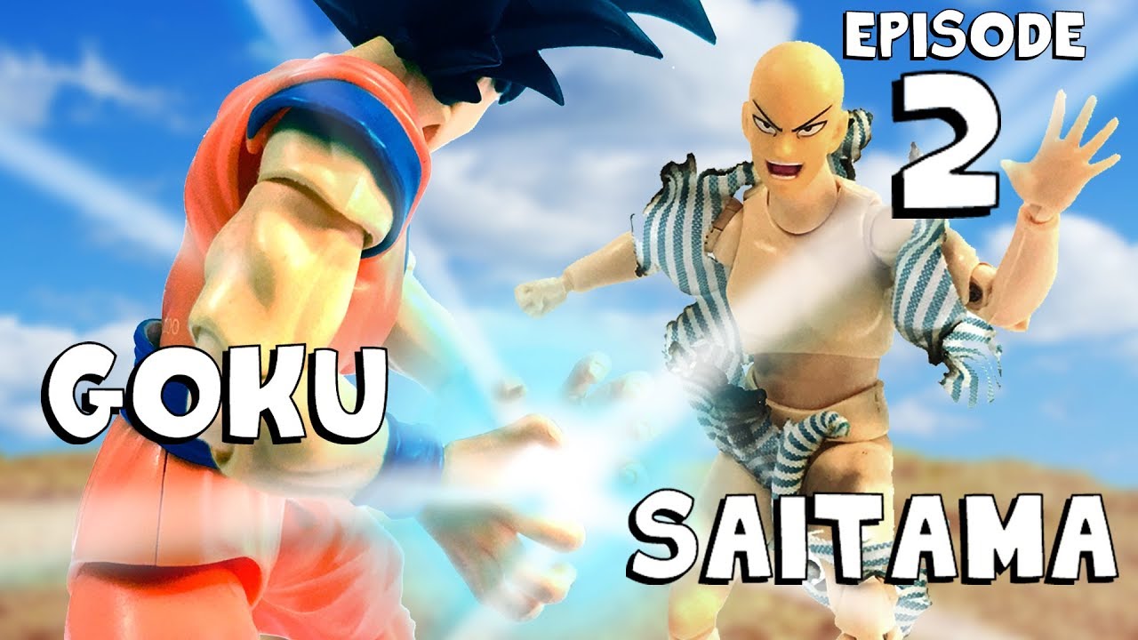 Dragon Ball ( Stop Motion ) vs One Punch Man EP 2 : Goku vs Saitama