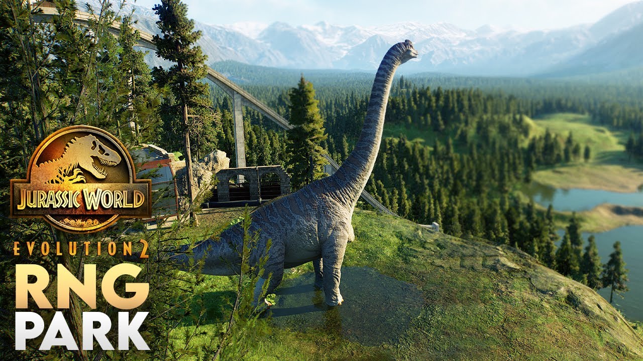 Brachiosaurus Forest Canyon Exhibit Build In Jurassic World Evolution 2 (RNG Park)