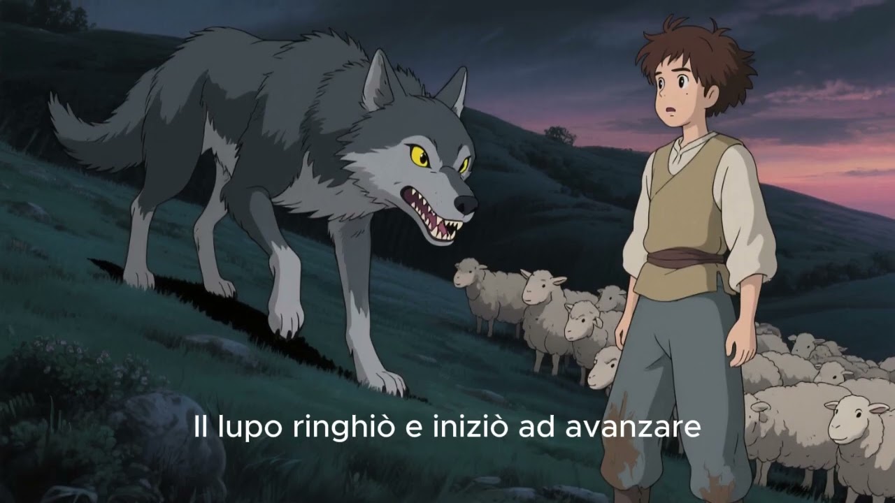 Racconti per bambini - Al lupo! Al Lupo! Il pastorello bugiardo
