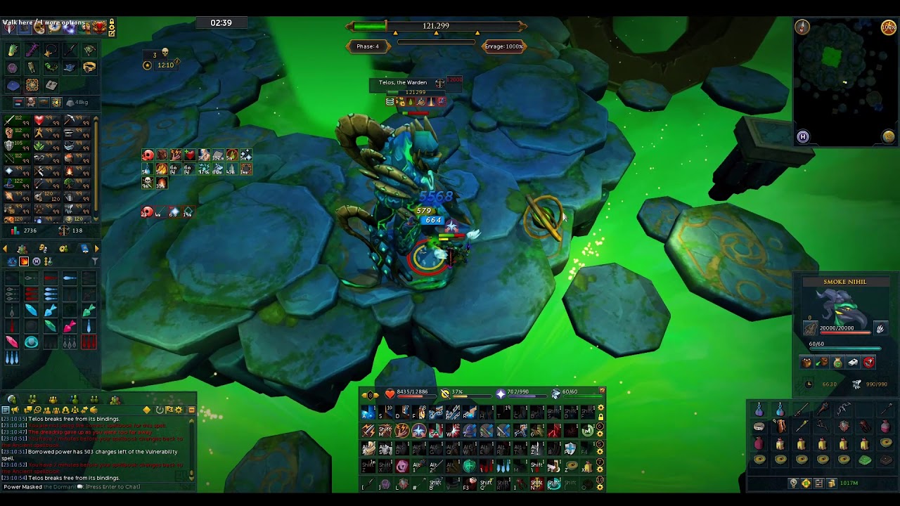 Telos 1000% enrage nihil