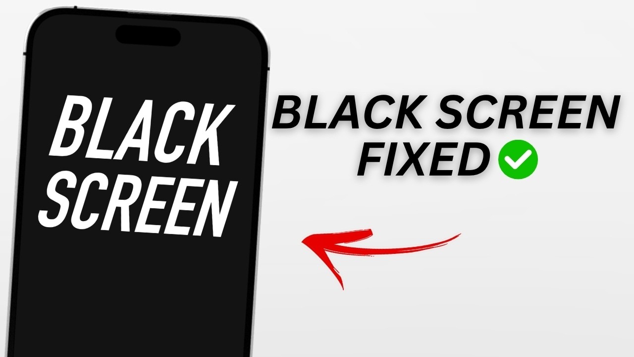 How To Fix Black Screen On iPhone