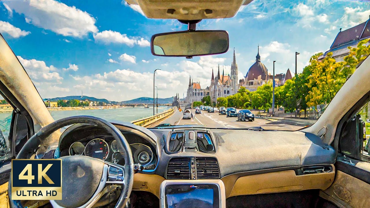 Budapest Driving Tour 🇭🇺 4K Downtown City Center 2024