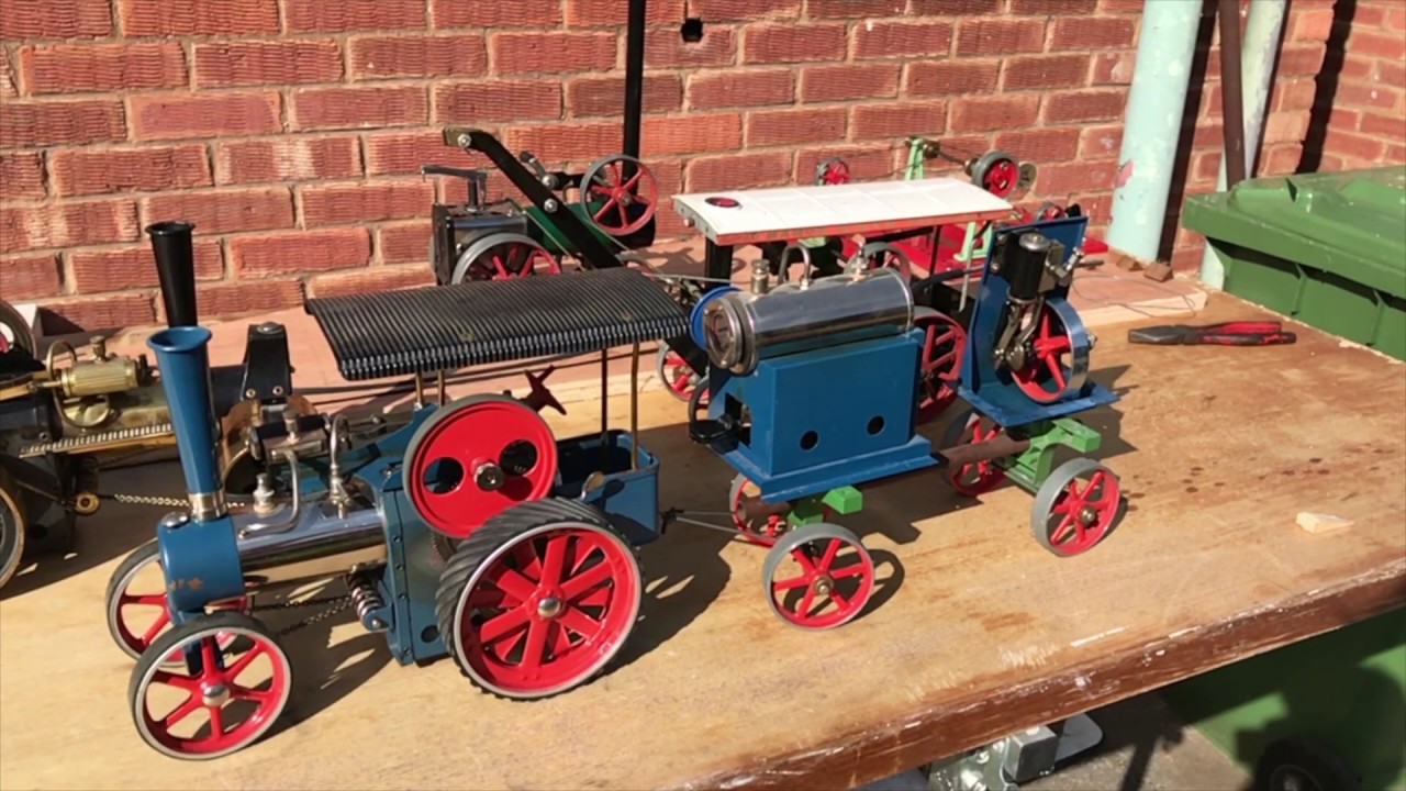Wilesco Showman's D409 and Marine Engine D52 and Mamod engines