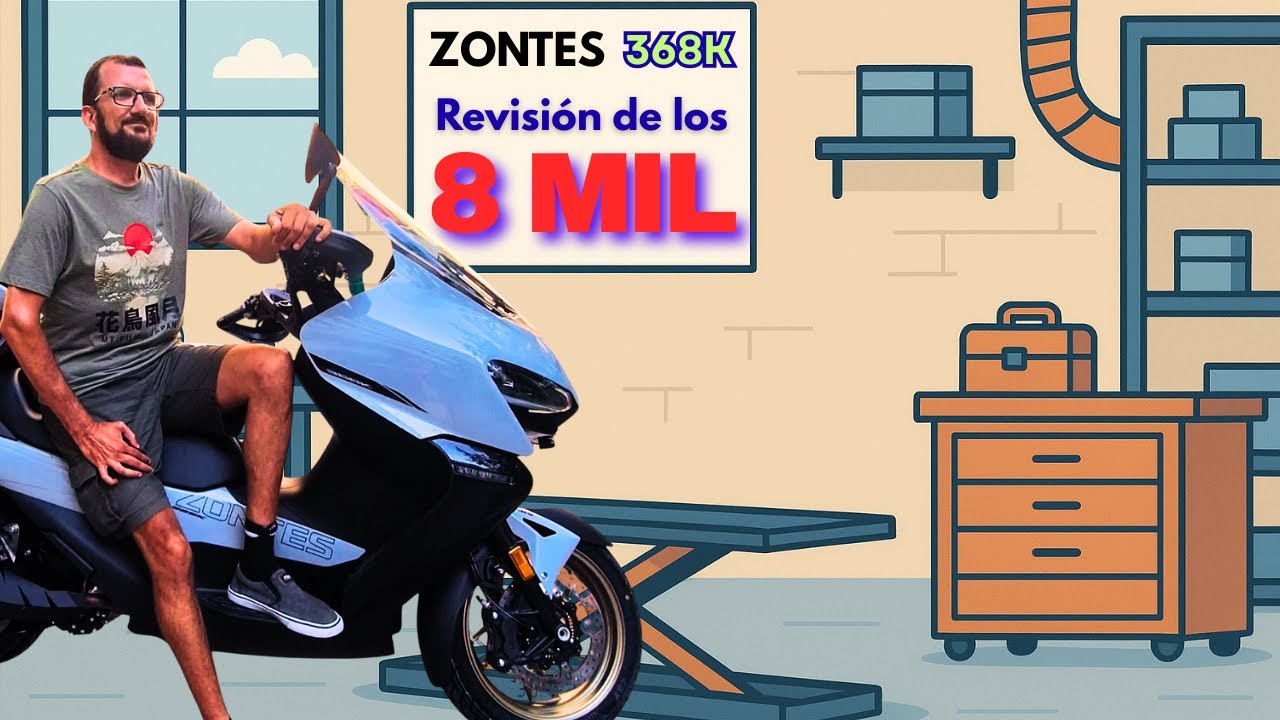 Revisión de los 8.000 km en mi Zontes 368K 🔧 | ¿Cuánto me costó?
