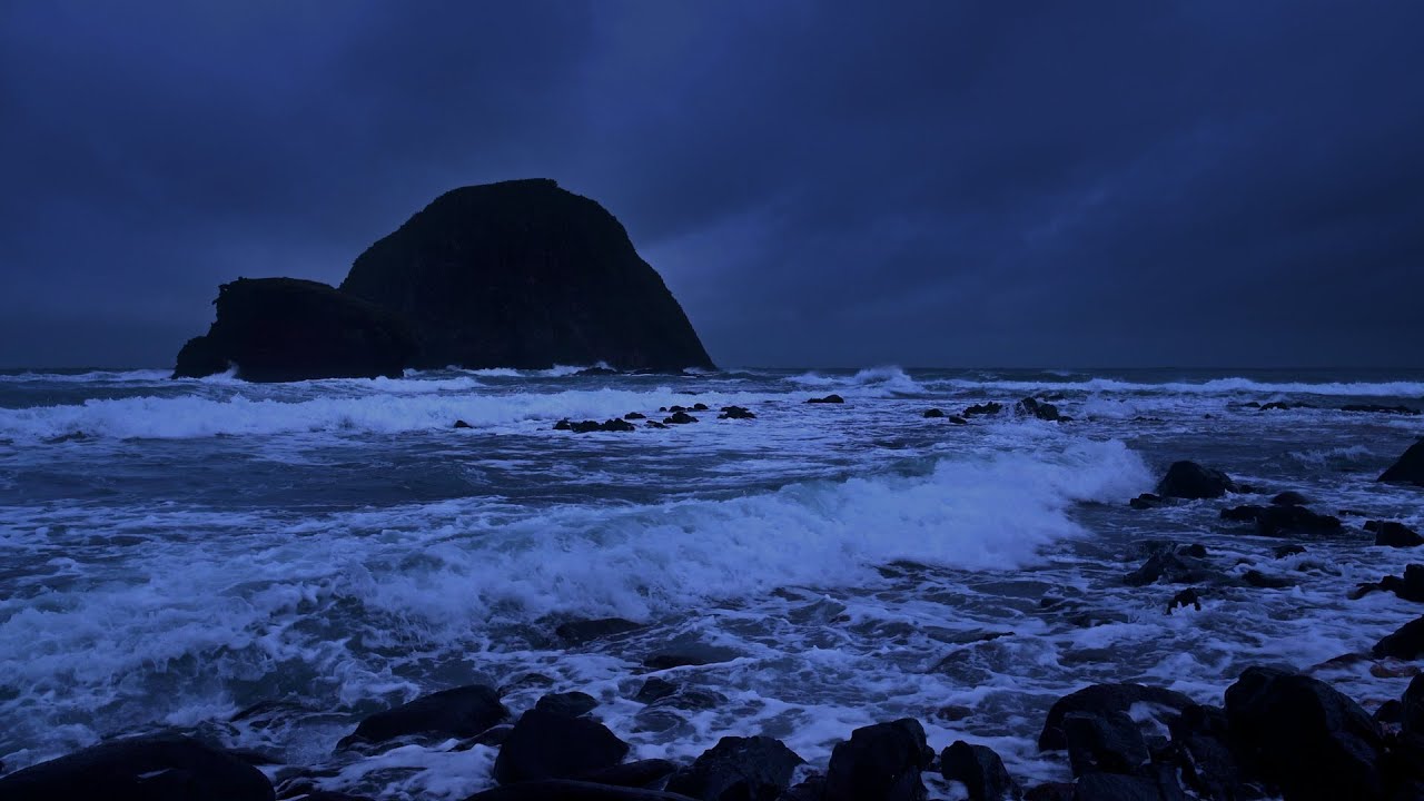 Fall Into Sleep Instantly | Ocean Waves Sounds On Caribbean At Night To Deep Sleep