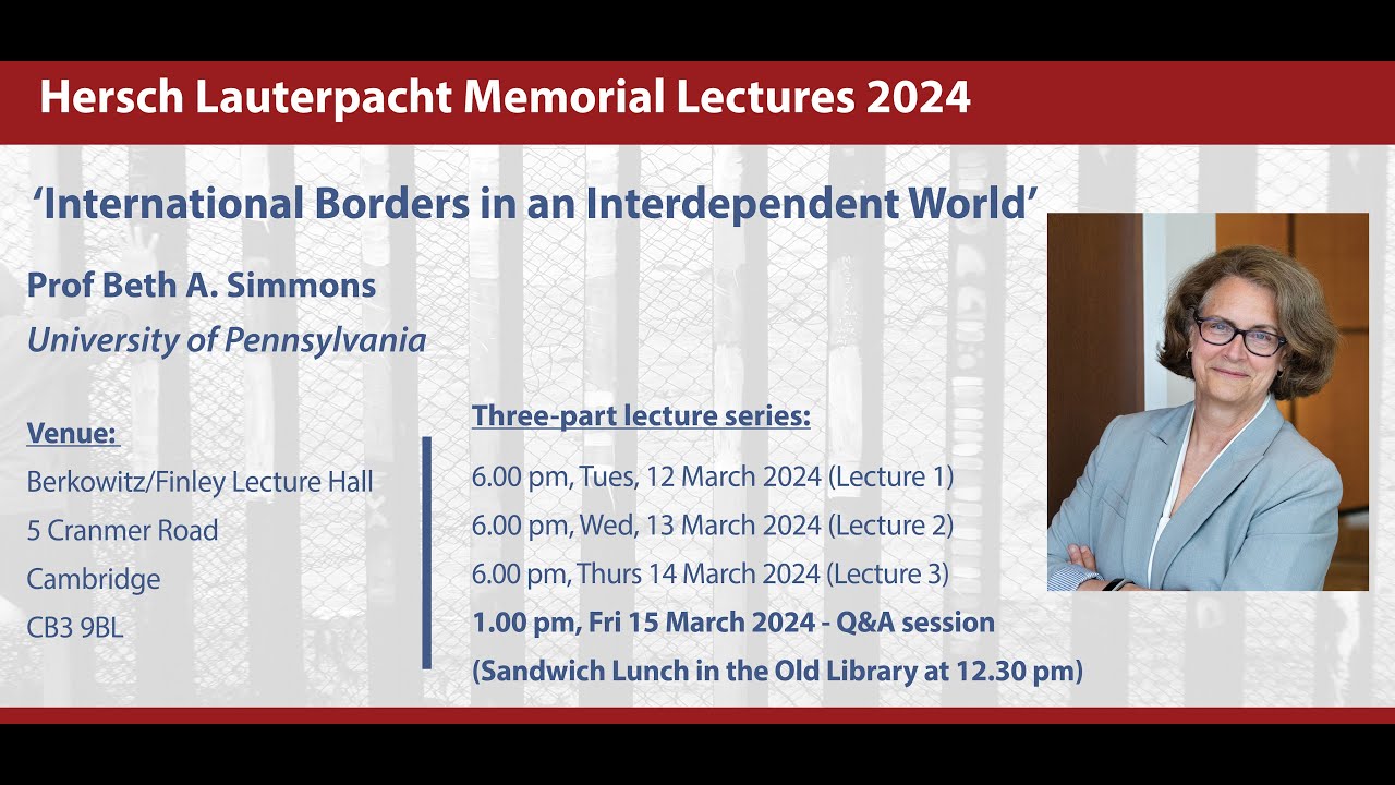 HLML2024: Lecture 2 Treaties and Neighbors: Recovering the Cooperative Roots of Int. Bordering