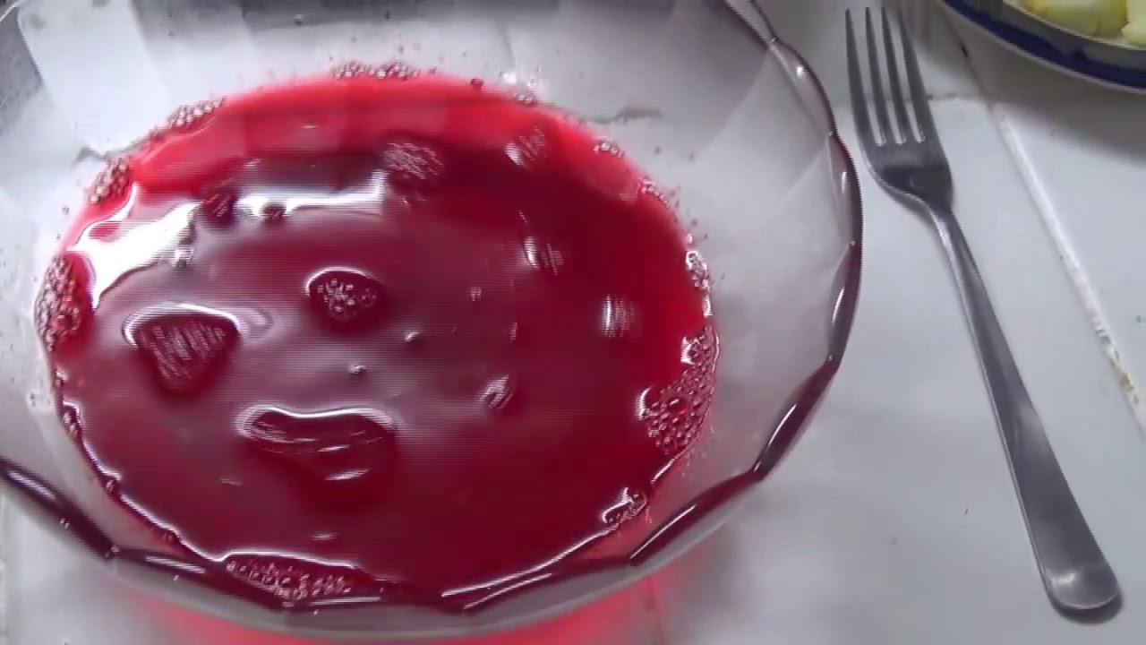 Receta de gelatina con manzanas