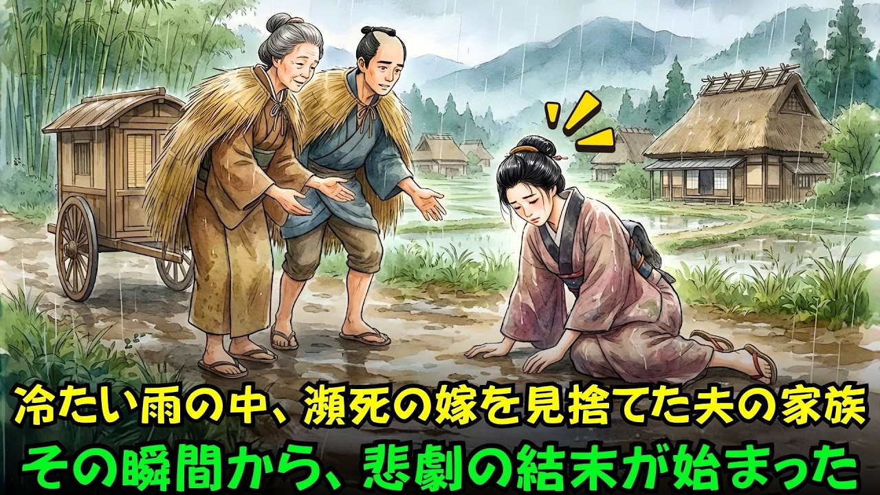 冷たい雨の中、瀕死の嫁を見捨てた夫の家族――その瞬間から、悲劇の結末が始まった