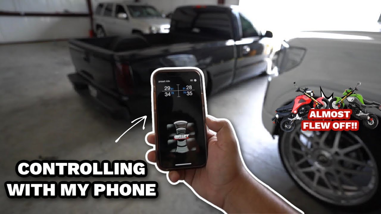 Connected my airbags to my IPhone!