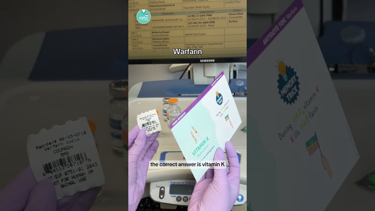 РАСПРОСТРАНЕННЫЕ АНТИДОТЫ ДЛЯ ПОДГОТОВКИ К ЭКЗАМЕНУ NCLEX 💊