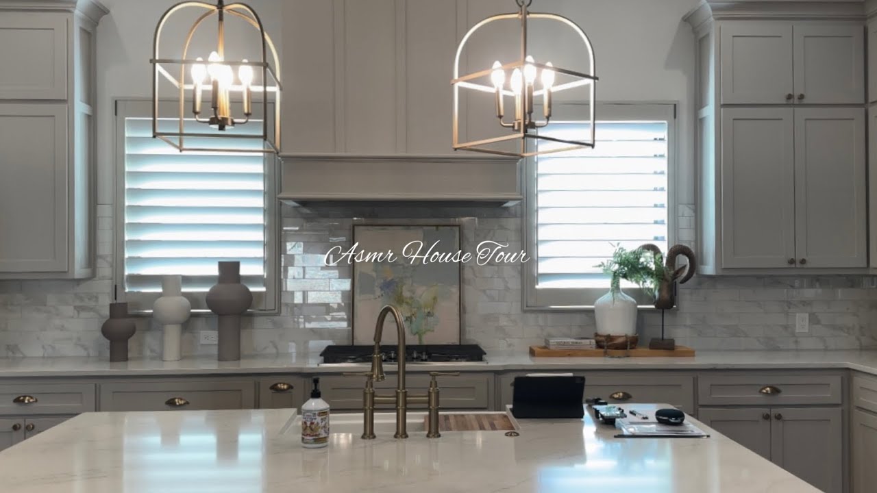 Asmr Exquisite House Tour ( Rain & Whispers ) ✨☁️🏡☁️✨