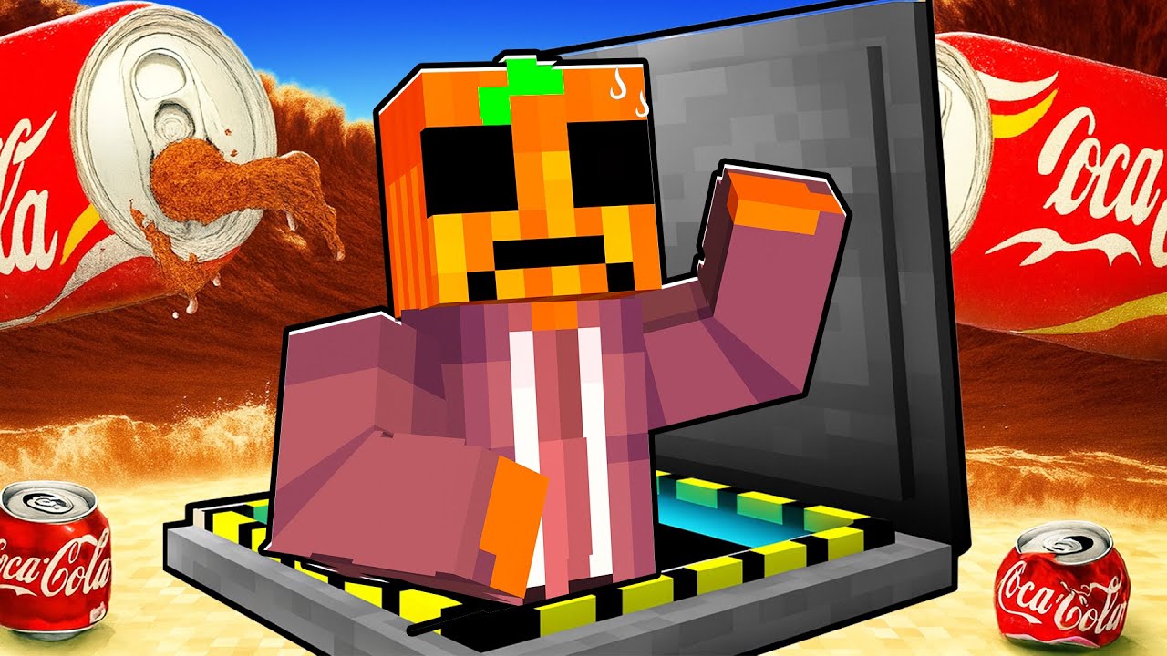 Tsunami de COCA-COLA vs B&Uacute;NKER Apocal&iacute;ptico en Minecraft!