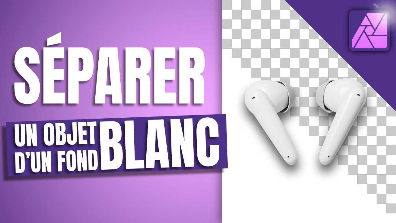 Tuto Affinity Photo 2 | c'est JUSTE LE BLANC... comment séparer un objet blanc d'un fond blanc ?