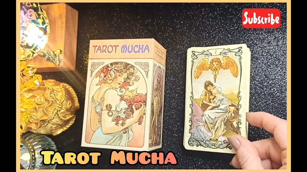 TAROT MUCHA🦚❤️Lo Scarabeo🪲Reseña en Español ⭐Review Mucha Tarot🍀#tarot #reseñas #review #español